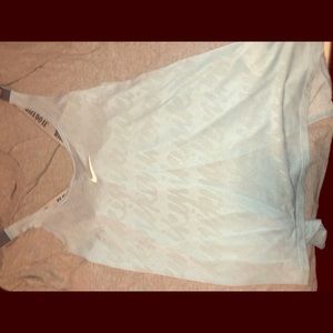Baby blue Nike tank